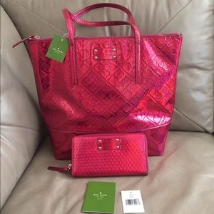 Kate Spade ♠️ Pammy Tote Bag Purse & Wallet